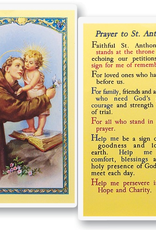 WJ Hirten St. Anthony Holy Cards