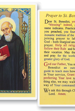 WJ Hirten St. Benedict Holy Cards