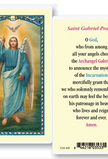 WJ Hirten St. Gabriel the Archangel Holy Cards