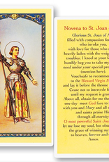 WJ Hirten St. Joan of Arc Holy Cards (25/ pk)