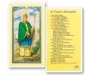 Holy card, Saint Patrick, Prayer ITA, 10x5 cm