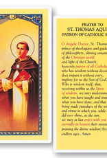 WJ Hirten St. Thomas Aquinas Holy Cards - Patron Saint of Catholic Schools