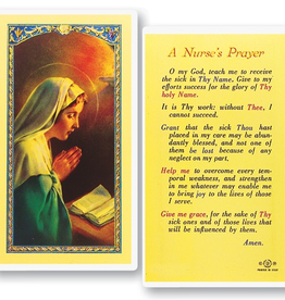 WJ Hirten A Nurse's Prayer Holy Cards