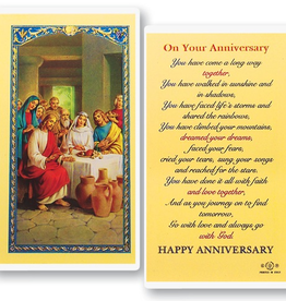 WJ Hirten On Your Anniversary Holy Cards (25/pk)