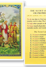 WJ Hirten The Boy Scout Promise - Scout Oath Holy Cards