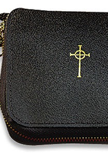 Christian Brands Medium Zipper Burse (leather 10-15 hosts)