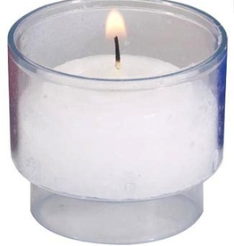 Will and Baumer 6 hr. White Brite-Lite Votive Candles (molded) (10 pk) (tea light)