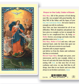 WJ Hirten Our Lady Undoer  of Knots Holy Cards