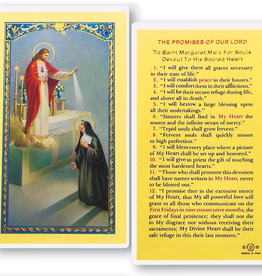 WJ Hirten The Promises of Our Lord (St. Margaret Mary) Holy Cards (25/pk)