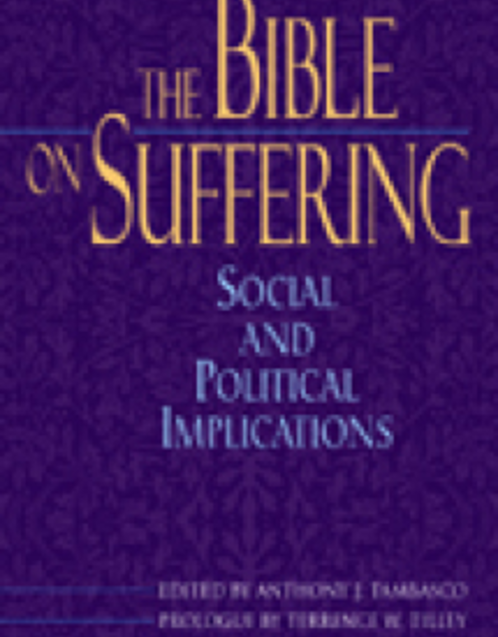 Paulist Press The Bible on Suffering:  Social and Political Implications, by Anthony J. Tambasco (paperback)