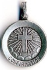 Illumigifts Confirmation Medal Gift Card Necklace (24" Stainless Steel Chain Included)