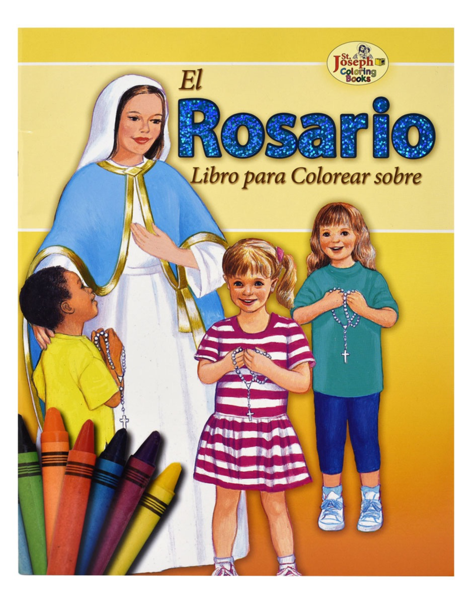 Catholic Book Publishing Libro Para Colorear Sobre el Rosario