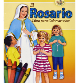 Catholic Book Publishing Libro Para Colorear Sobre el Rosario