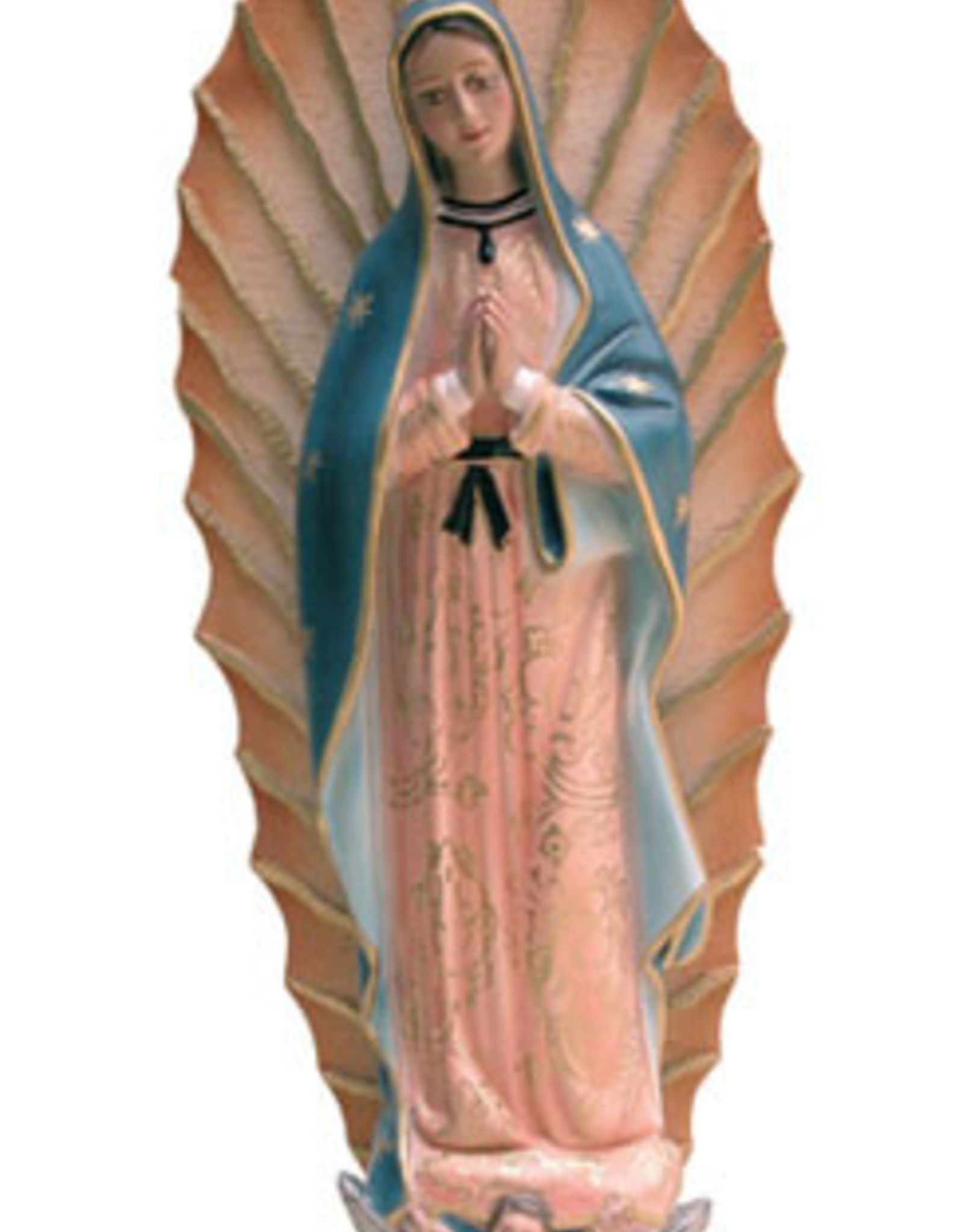 Santa Teresita 16"" Our Lady of Guadalupe Statue