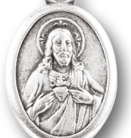 WJ Hirten Sacred Heart - Our Lady of Mt. Carmel Medal