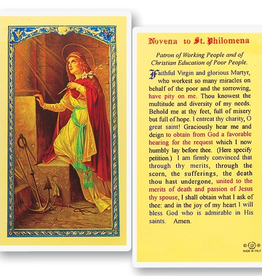 WJ Hirten St. Philomena Holy Cards (25/pk)