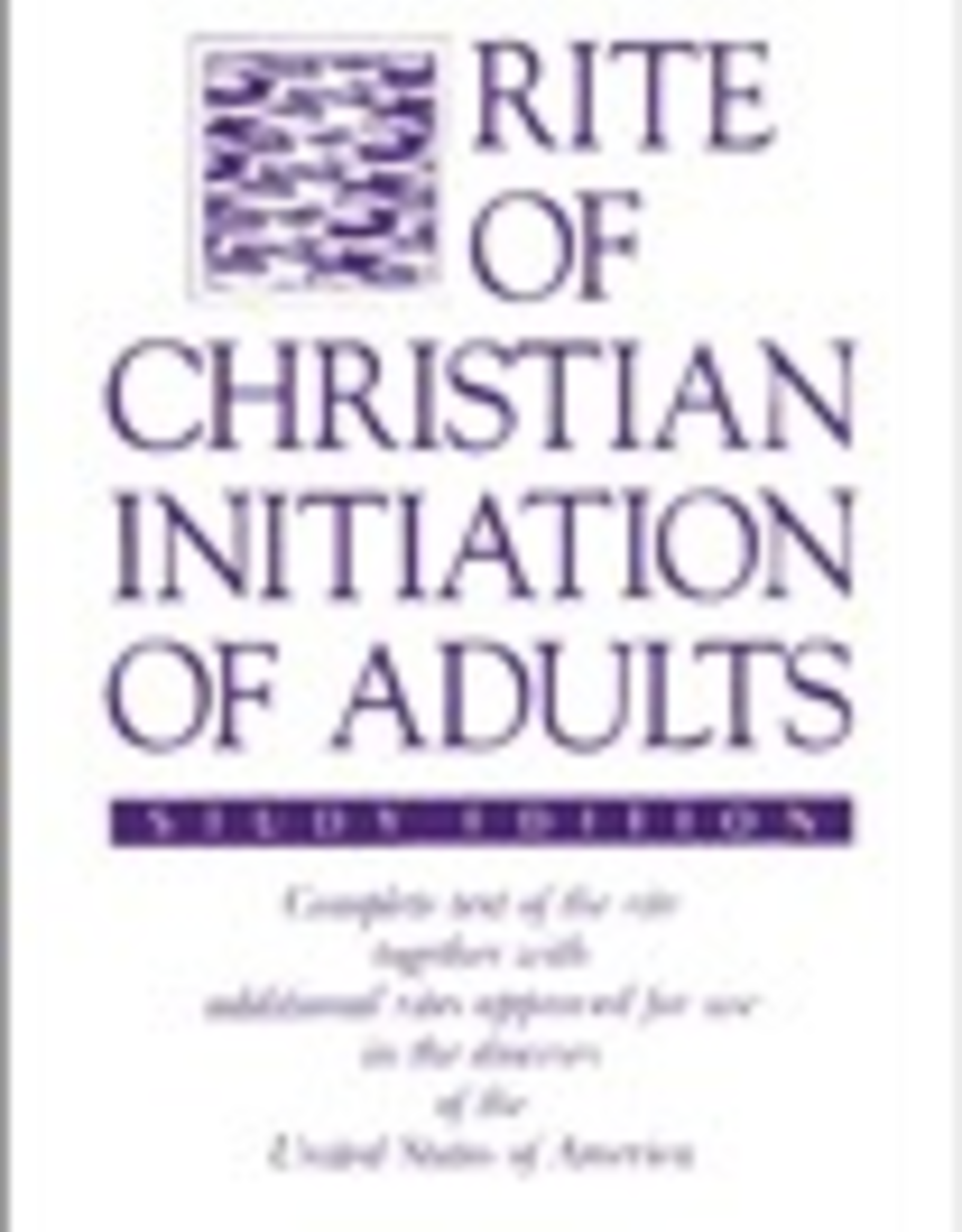 Liturgical Training Press Rite of Christian Initiation of Adults, Study Edition