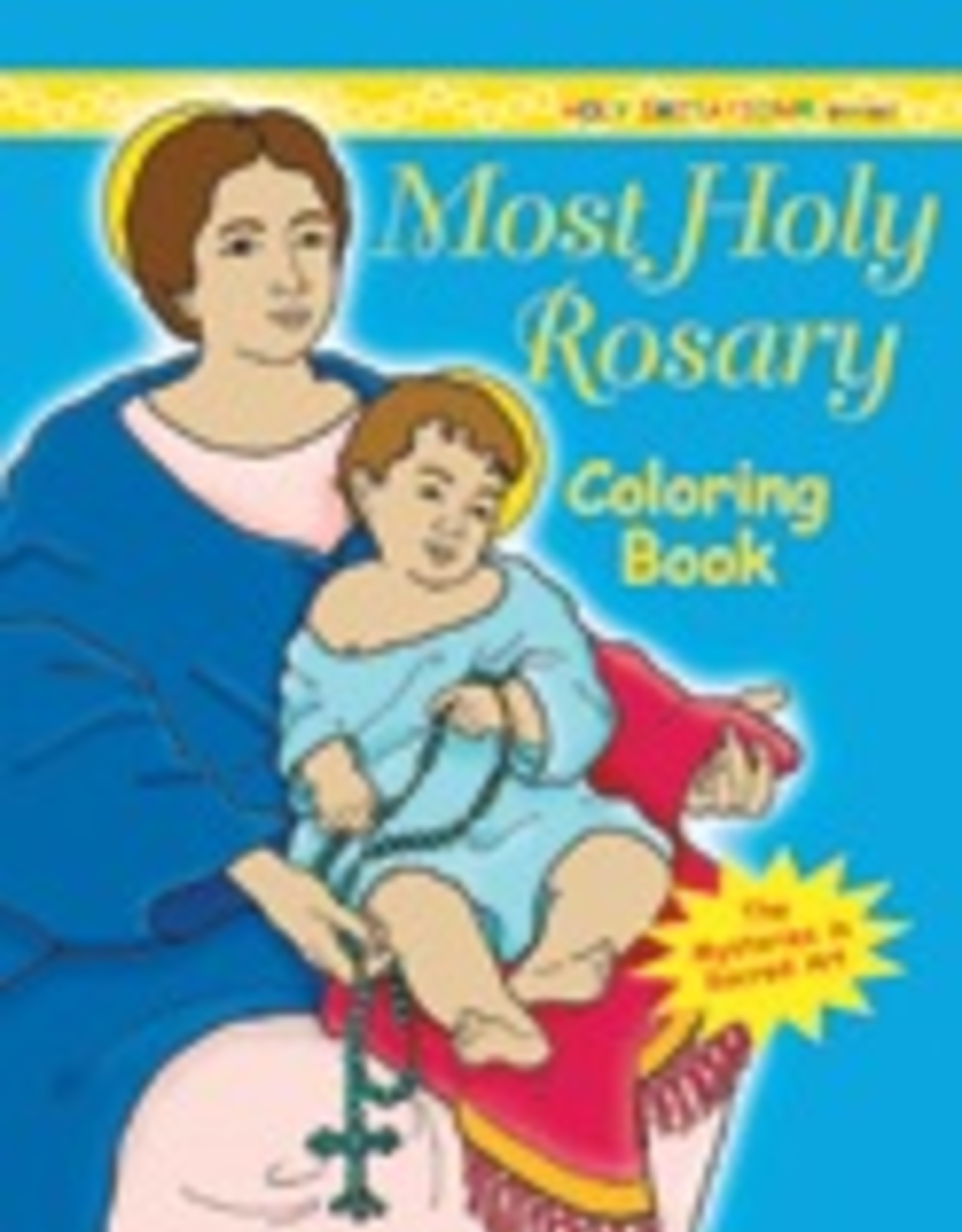Ignatius Press Most Holy Rosary Coloring Book, by Katherine Sotnik (paperback)