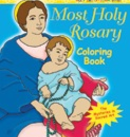 Ignatius Press Most Holy Rosary Coloring Book, by Katherine Sotnik (paperback)