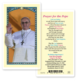 WJ Hirten Pope Francis Holy Cards