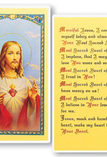 WJ Hirten Sacred Heart of Jesus Holy Cards (25/pk)