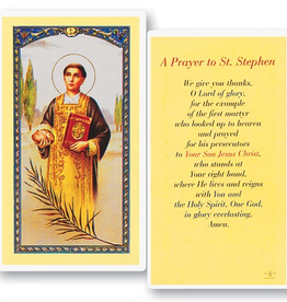 WJ Hirten St. Stephen Holy Cards