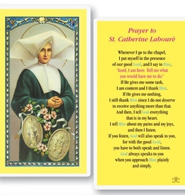 WJ Hirten St. Catherine Laboure Holy Cards (25/pk)