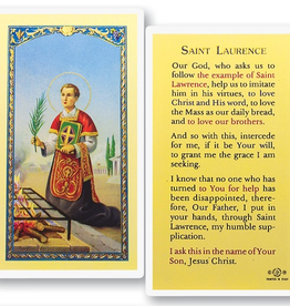 WJ Hirten St. Lawrence Holy Cards (25/pk)
