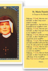 WJ Hirten St. Maria Faustina Holy Cards (25/pk)