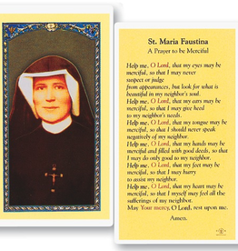 WJ Hirten St. Maria Faustina Holy Cards (25/pk)