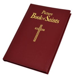 Picture Book of Saints (Burgundy Imitation Leather)