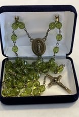 Credo Catholic Credo Catholic Handcrafted Green and Bronze Rosary