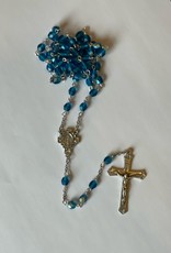 Credo Catholic Credo Catholic Handcrafted Light Blue and Silver Rosary