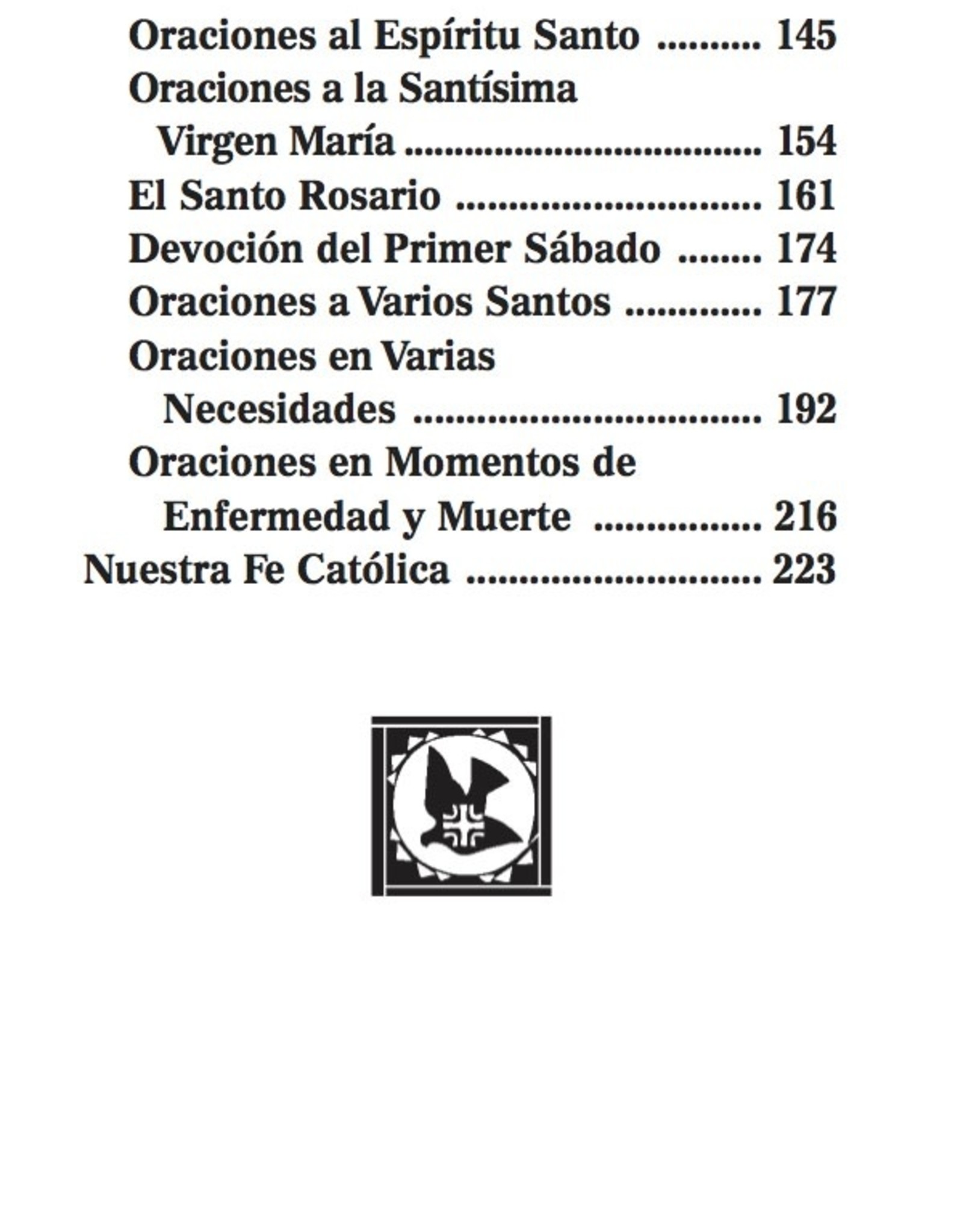 Catholic Book Publishing Libro Catolico de Oraciones, Maurus Fitzgerald