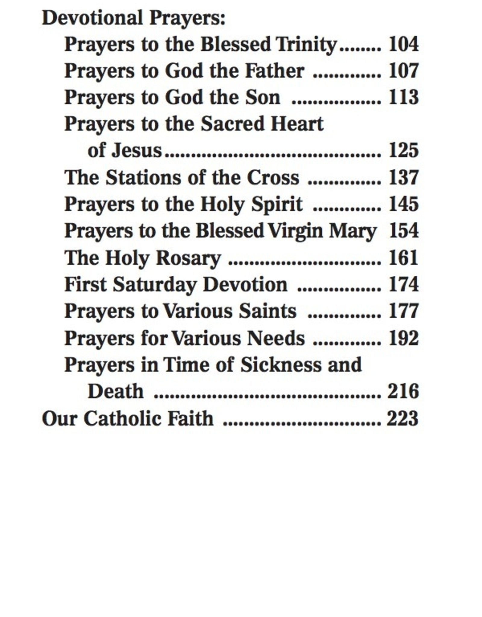 Catholic Book Publishing Catholic Book of Prayers (Brown Vinyl)