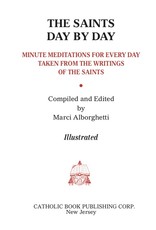 Catholic Book Publishing The Saints Day by Day, by Marci Alborghetti (imitation leather)