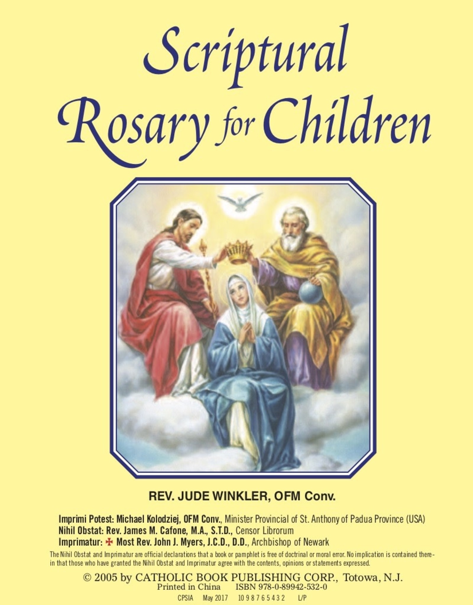 Catholic Book Publishing Scriptural Rosary for Children, by Rev. Jude Winkler