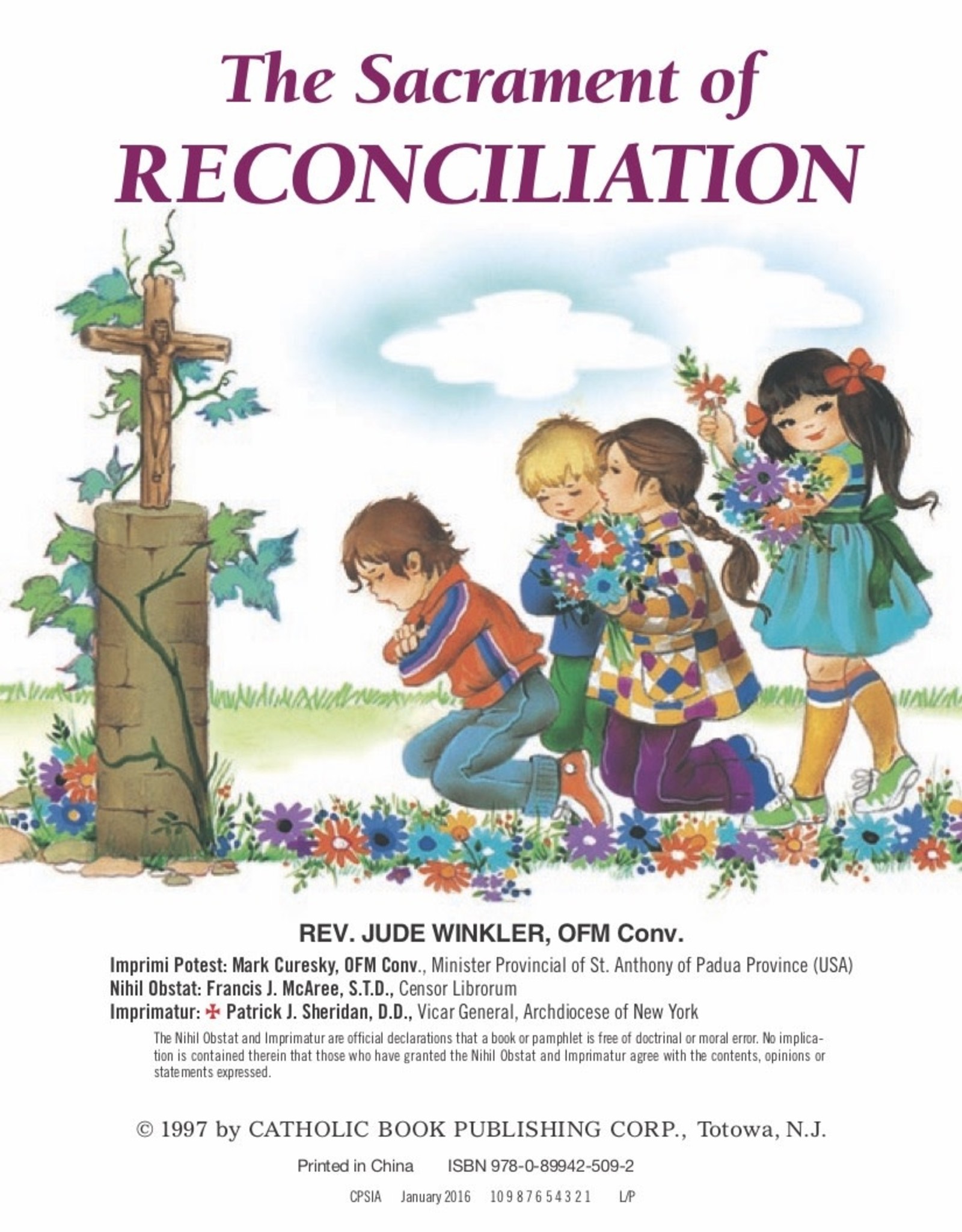 Catholic Book Publishing The Sacrament of Reconciliation, by Rev. Jude Winkler