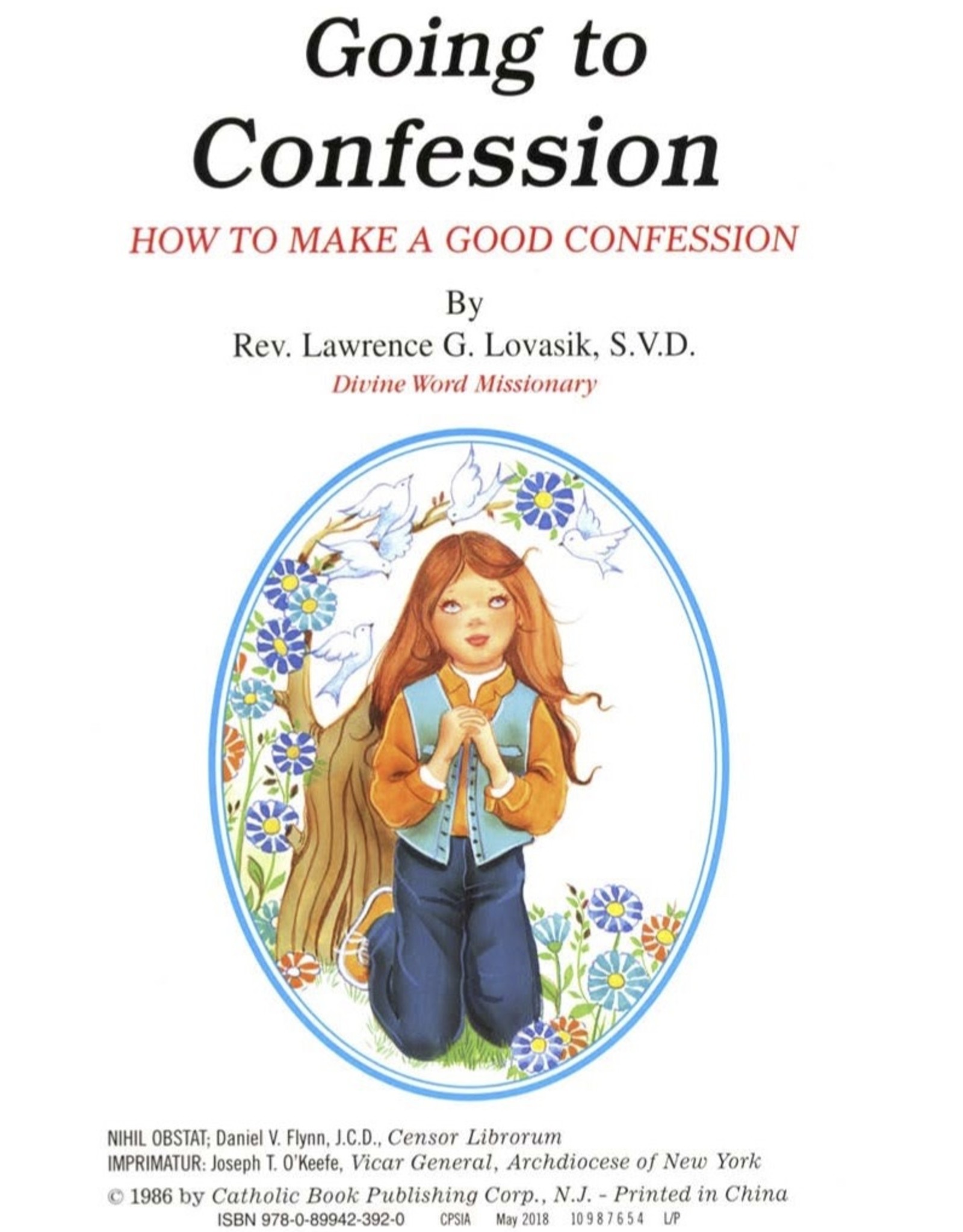 Catholic Book Publishing Going to Confession, by Rev. Lawrence Lovasik