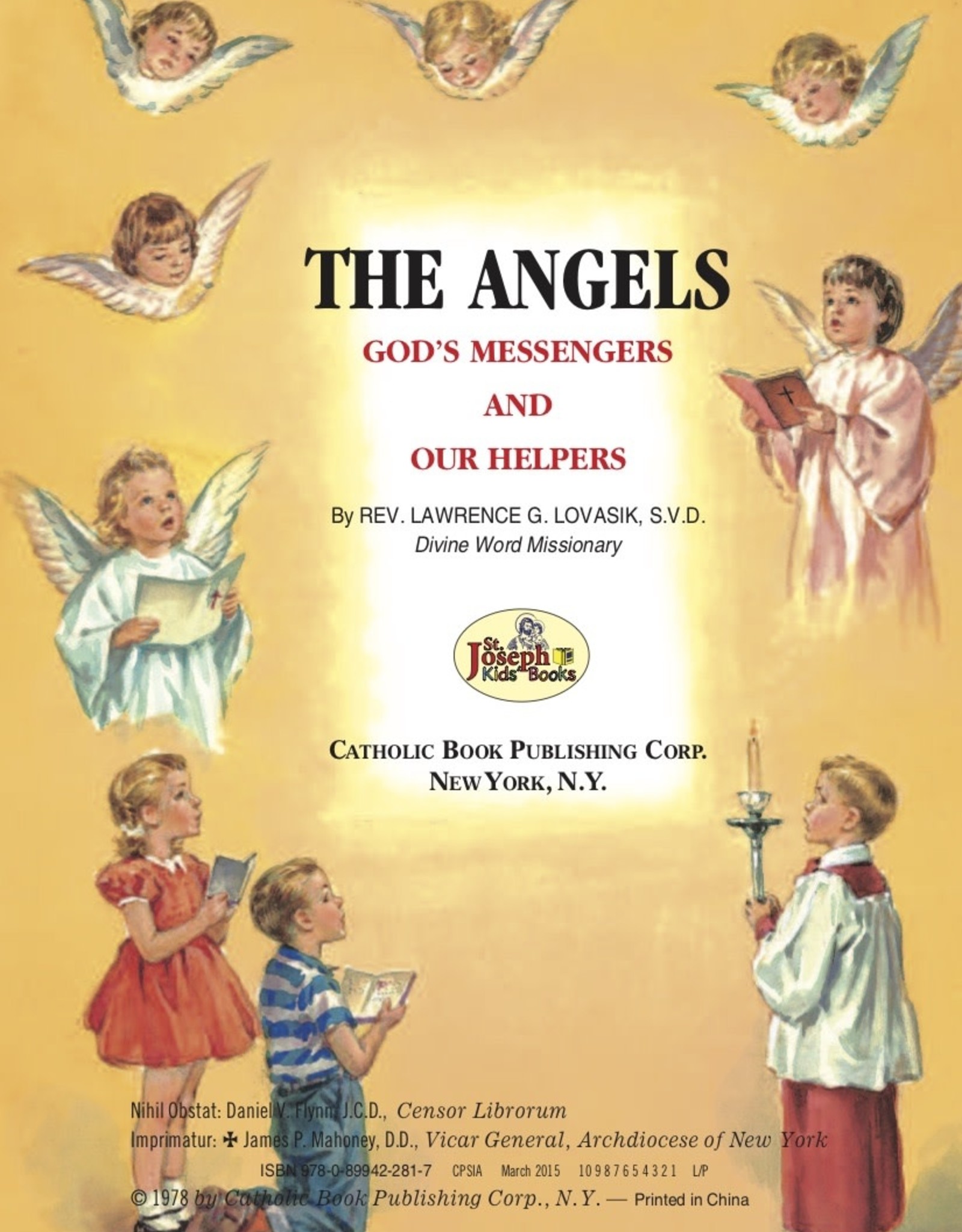 Catholic Book Publishing The Angels, by Rev. Lawrence Lovasik