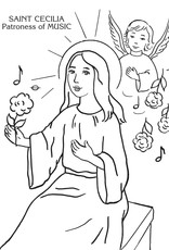 Catholic Book Publishing Coloring Book About the Saints, by Emma McKean