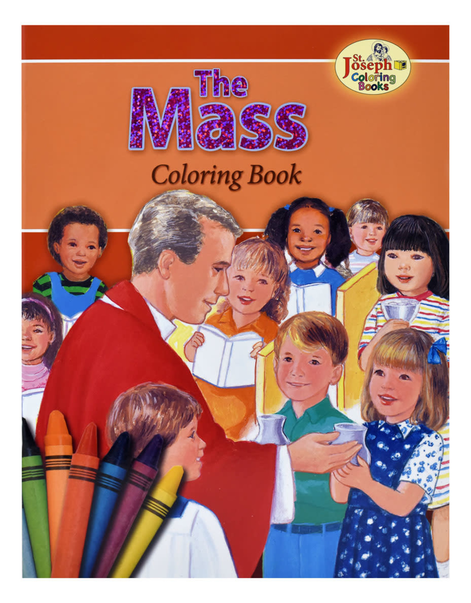 Catholic Book Publishing Coloring Book About the Mass, by Emma McKean