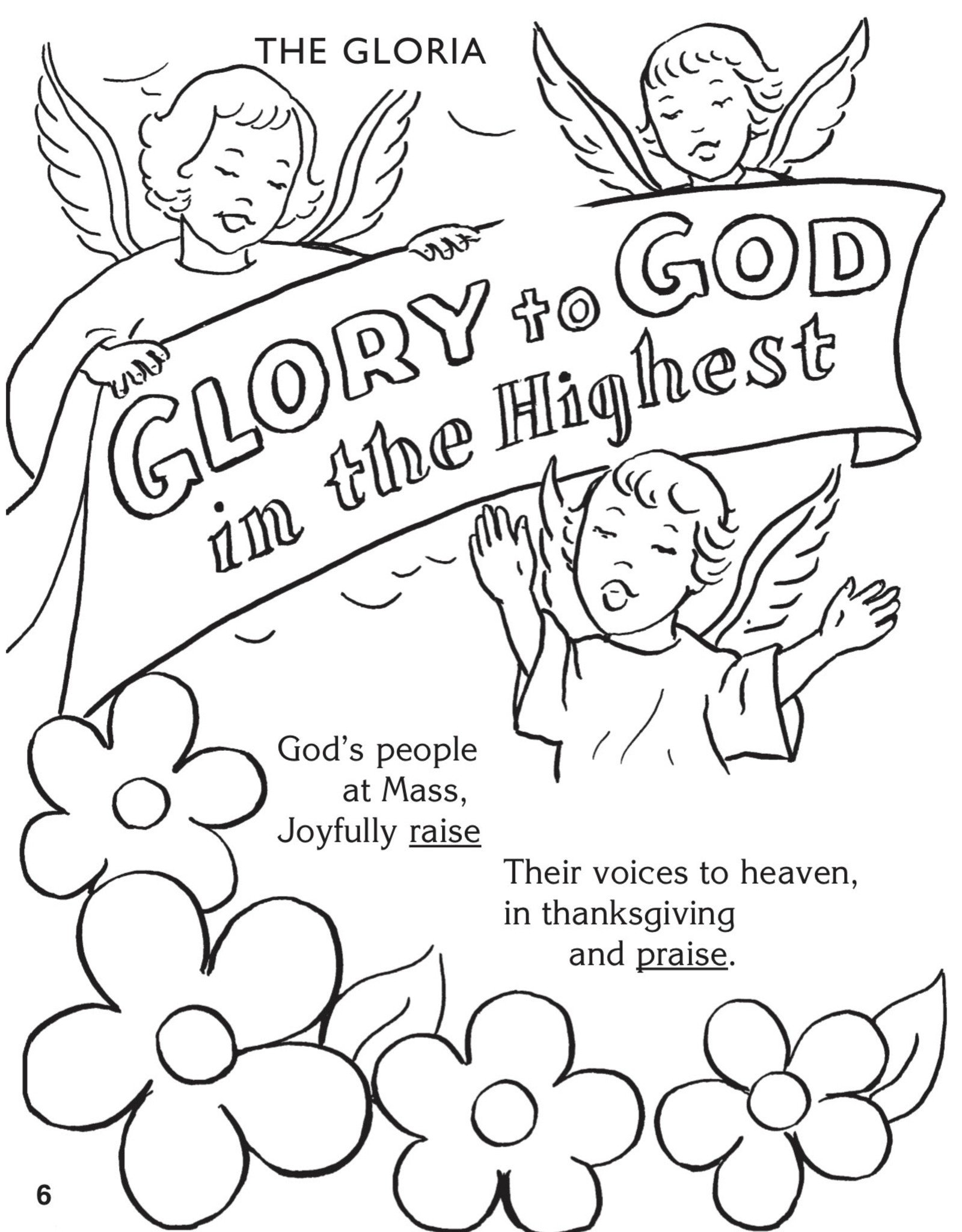 Catholic Book Publishing Coloring Book About the Mass, by Emma McKean