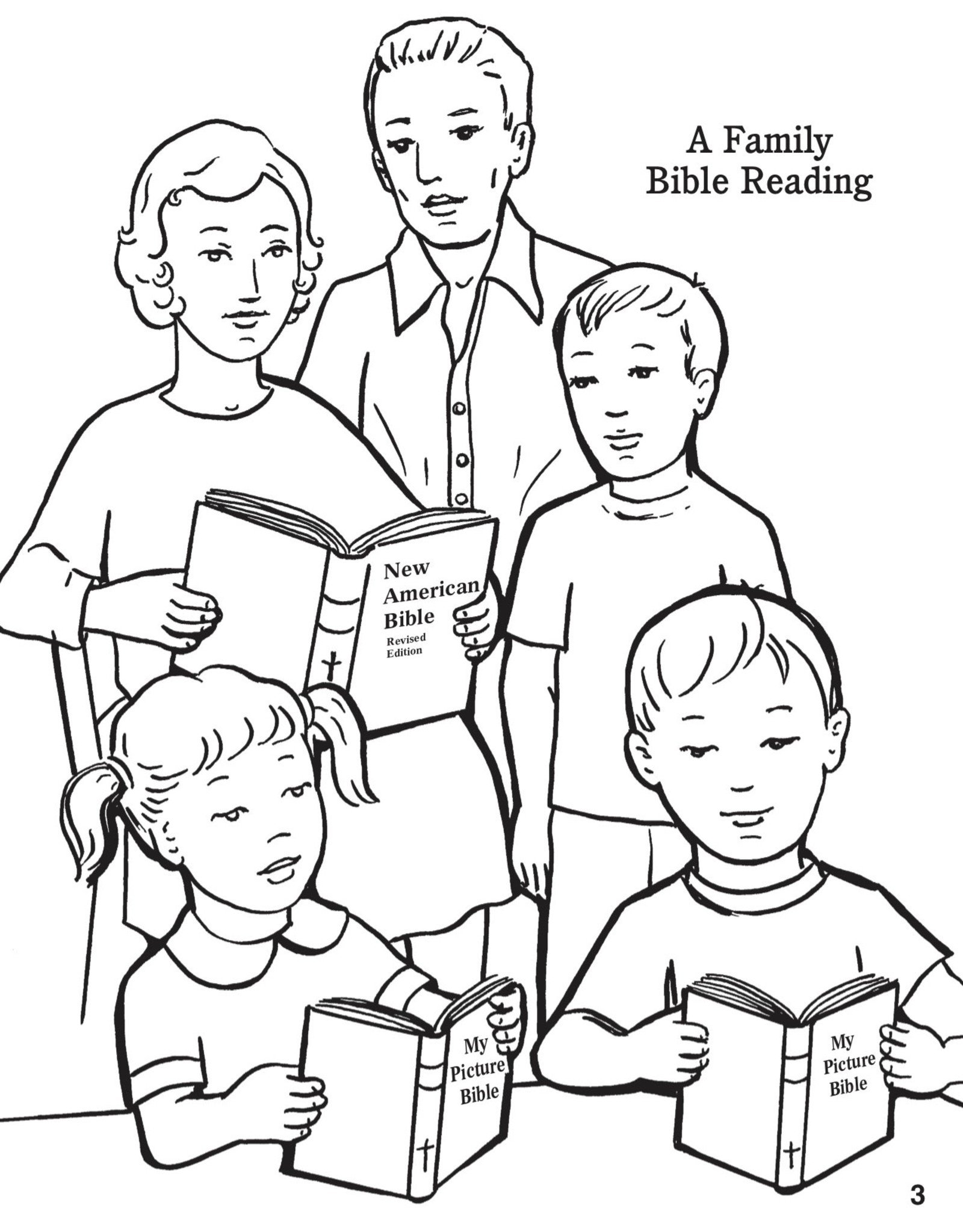 Catholic Book Publishing Coloring Book about the Holy Bible, by Emma McKean