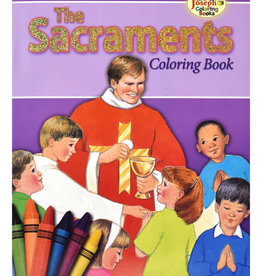 Catholic Book Publishing Coloring Book About the Sacraments (paperback)