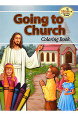 Catholic Book Publishing Going to Church Coloring Book, by Michael Goode and Margaret Buono (paperback)