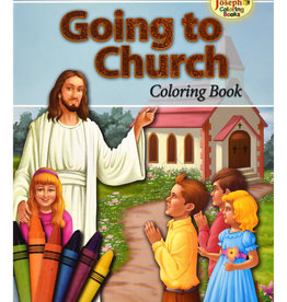 Catholic Book Publishing Going to Church Coloring Book, by Michael Goode and Margaret Buono (paperback)