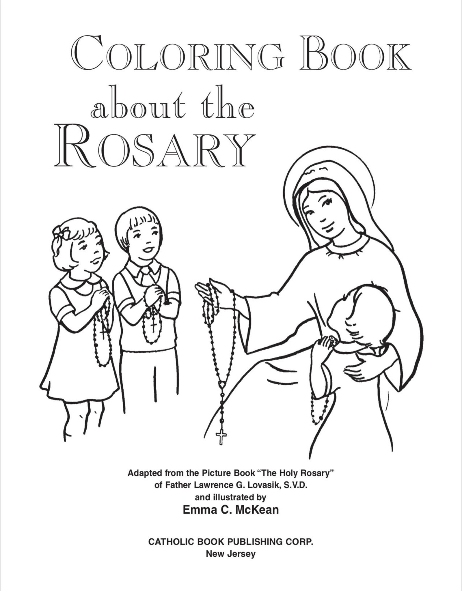 catholic rosary coloring pages