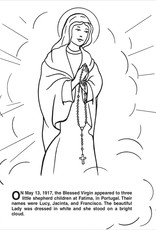 Catholic Book Publishing Coloring Book About the Rosary, by Lawrence Lovasik and pictures by Emma McKean