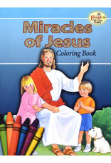 Catholic Book Publishing Miracles of Jesus Coloring Book, by Lawrence Lovasik and Paul Bianca (paperback)